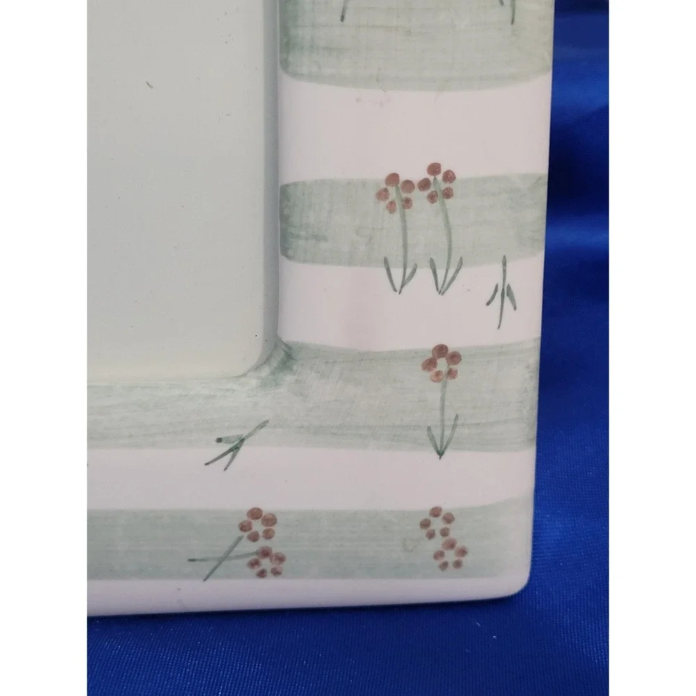 Ceramic Picture Frame, Pfaltzgraff Naturewood Accents 4x6 Photograph Vintage